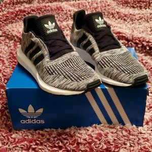 Adidas Swift Run athletic shoes